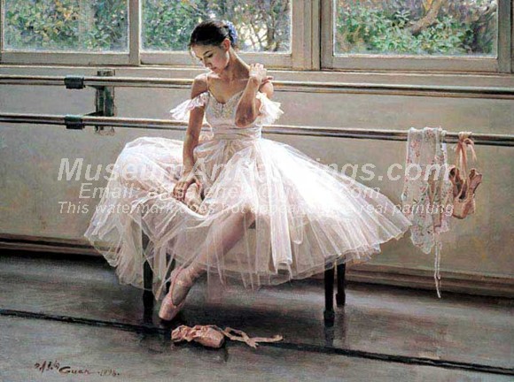 Ballet Oil Painting 015