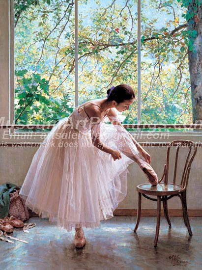 Ballet Oil Painting 044