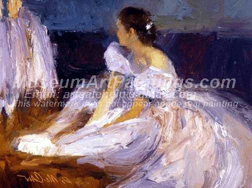 Ballet Oil Painting 058