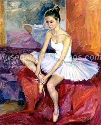 Ballet Oil Painting 104