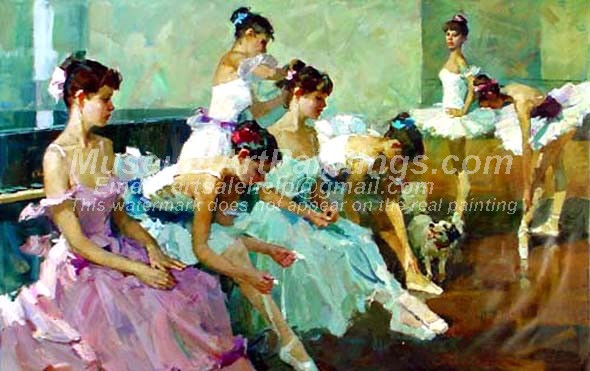 Ballet Oil Painting 118