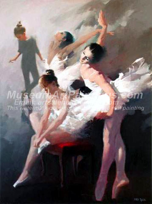 Ballet Oil Painting 121