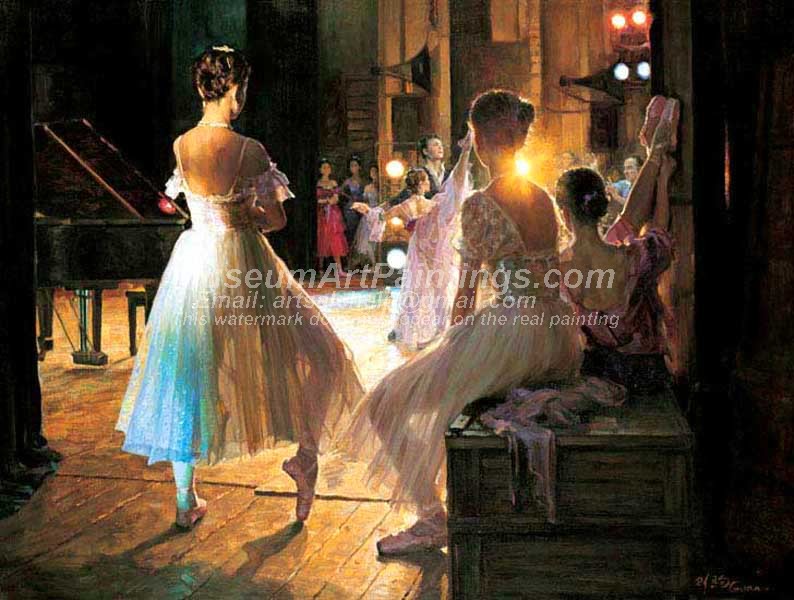 Ballet Oil Painting 123