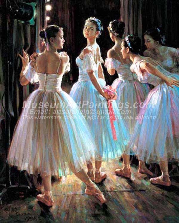 Ballet Oil Painting 124