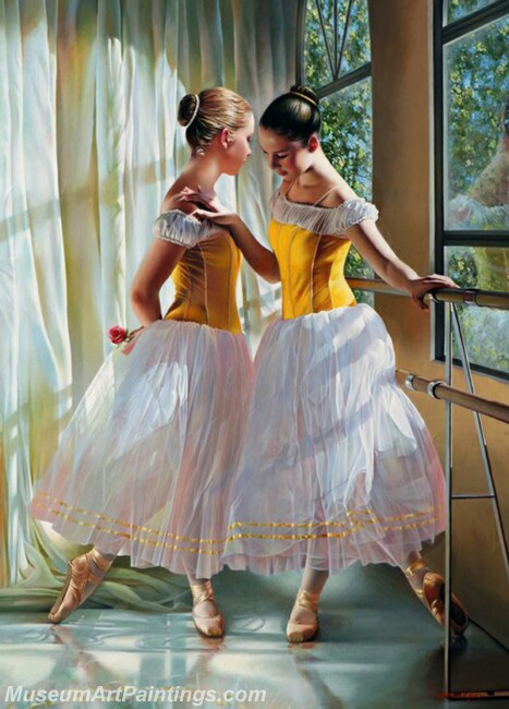 Ballet Oil Painting MDP026
