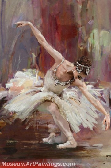 Ballet Oil Painting On Canvas MB07