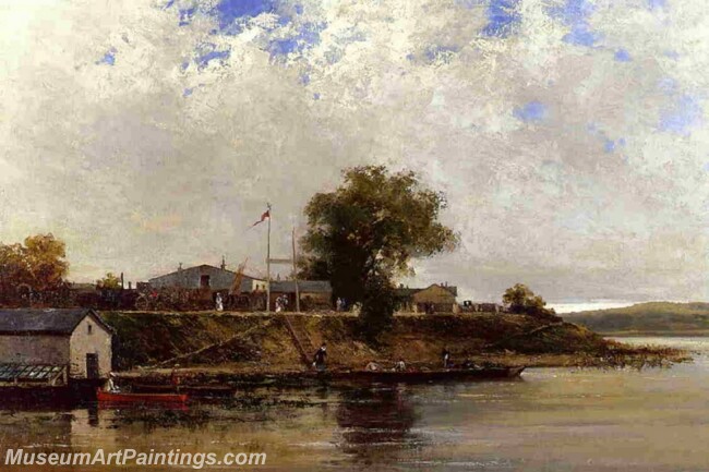 Banks of the Seine Painting