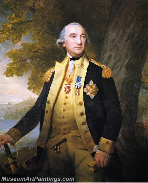 Baron von Steuben Painting