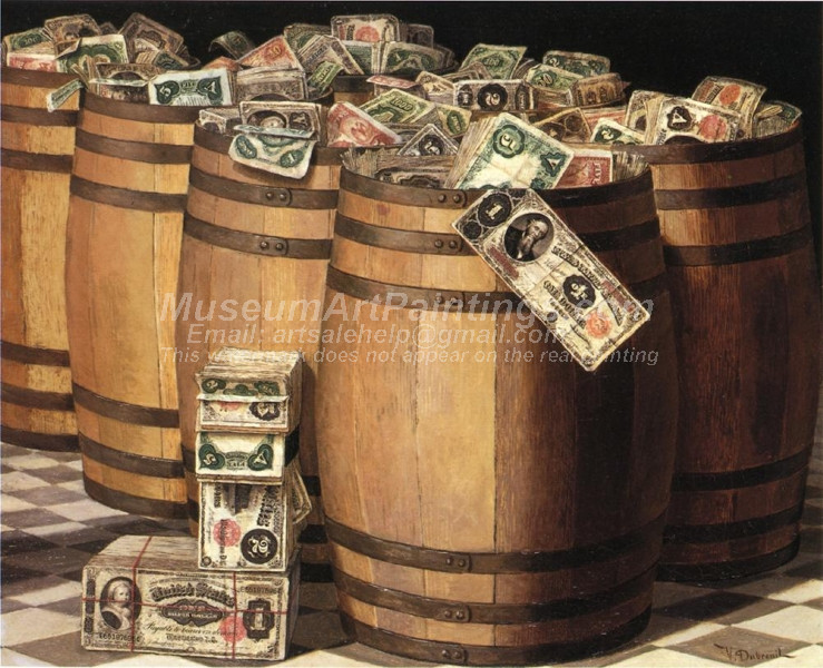 Barrels of Money by Victor Dubreuil