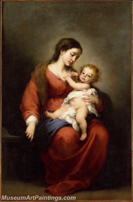 Bartolome Esteban Murillo Virgin and Child Painting