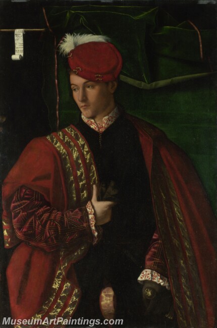 Bartolomeo Veneto Lodovico Martinengo Painting