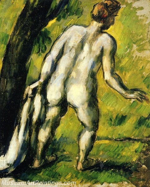 Bather from the Back Painting