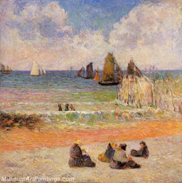 Bathing Dieppe Painting