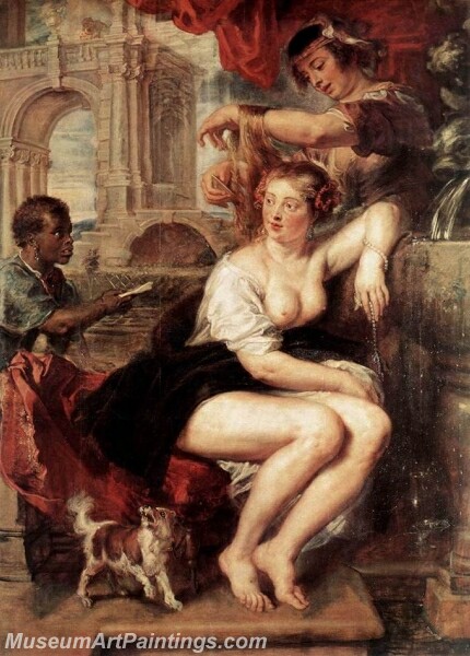 Bathsheba at the Fountain Painting