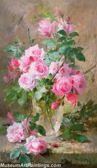 Beautiful Flower Oil Paintings 004