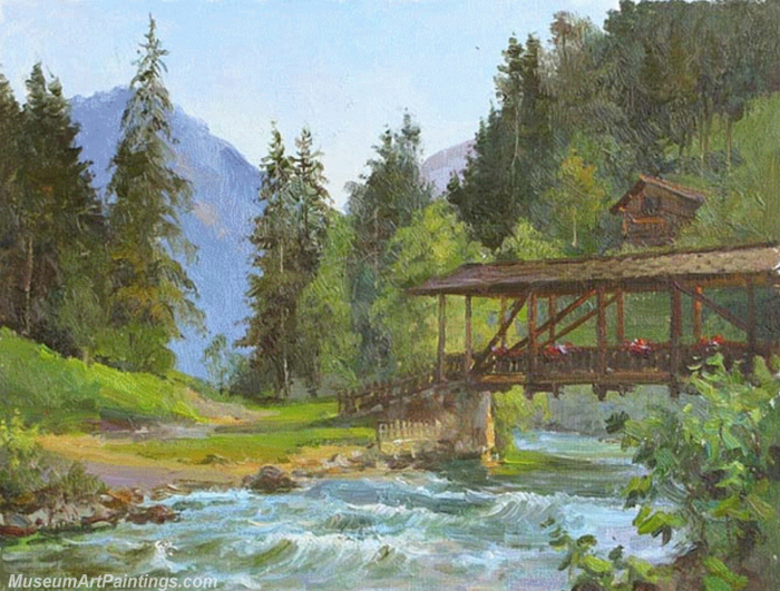 Beautiful Landscape Oil Paintings TREE04