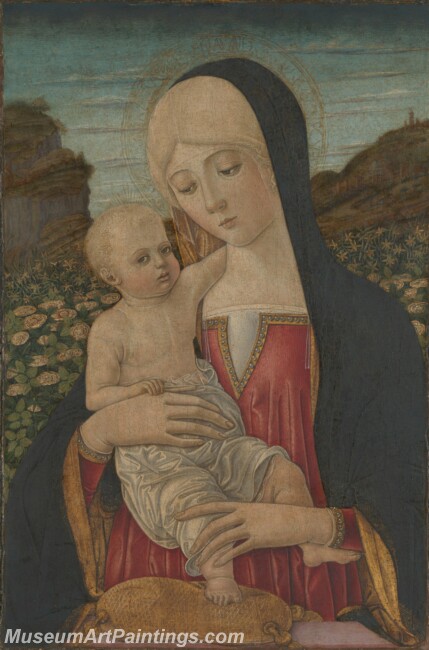 Benvenuto di Giovanni The Virgin and Child Painting