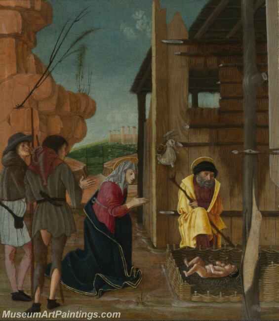 Bernardino Butinone The Adoration of the Shepherds Painting