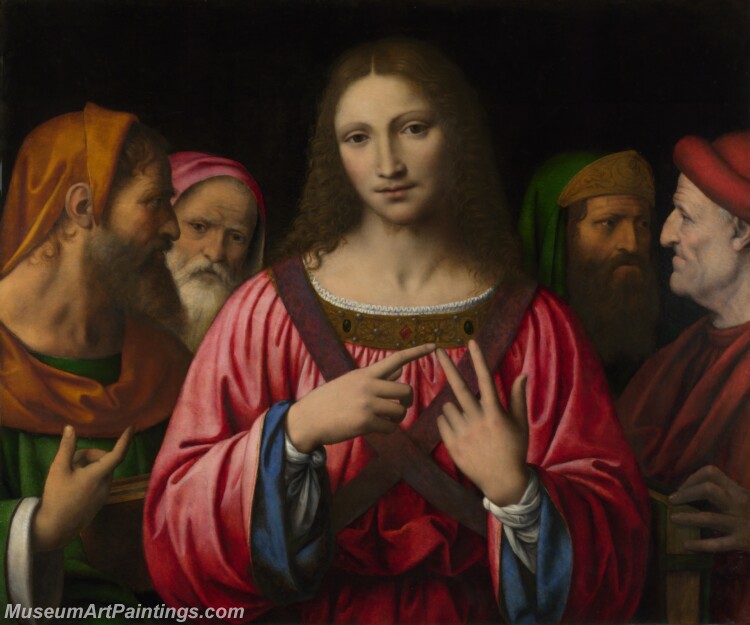 Bernardino Luini Christ among the Doctors Painting