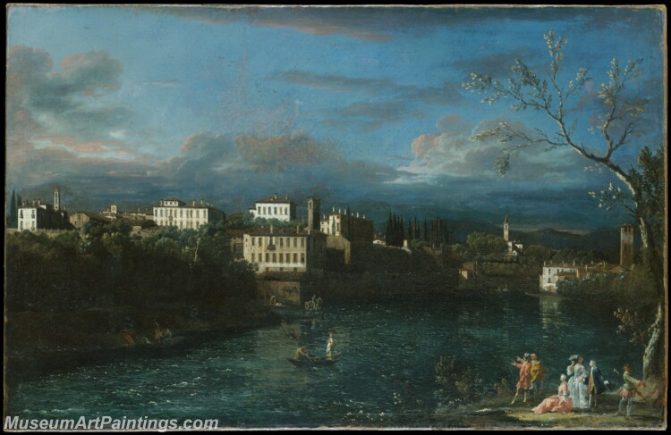 Bernardo Bellotto Vaprio dAdda Painting