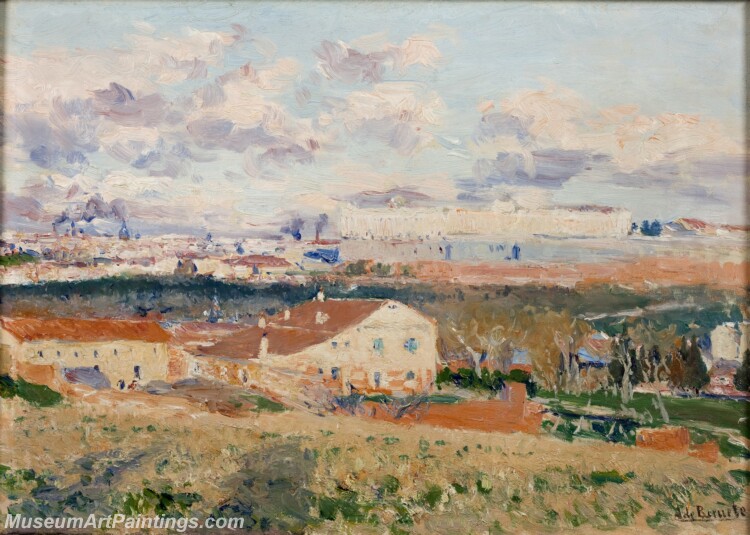 Beruete y Moret Aureliano de La Casa del Sordo Madrid Painting