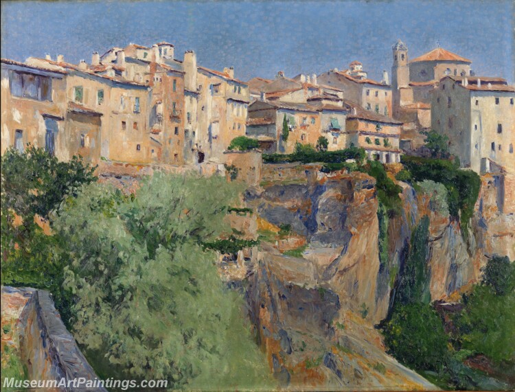 Beruete y Moret Aureliano de Vista de Cuenca Painting