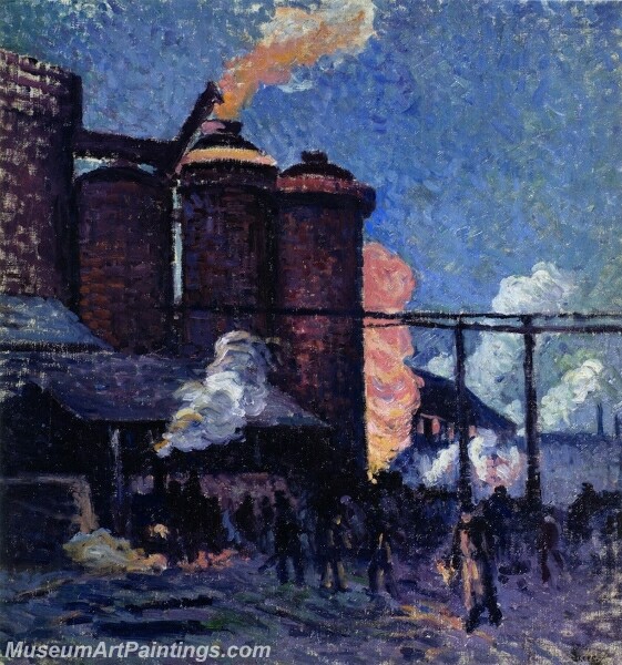 Blast Furnaces in Charleroi 1 Painting