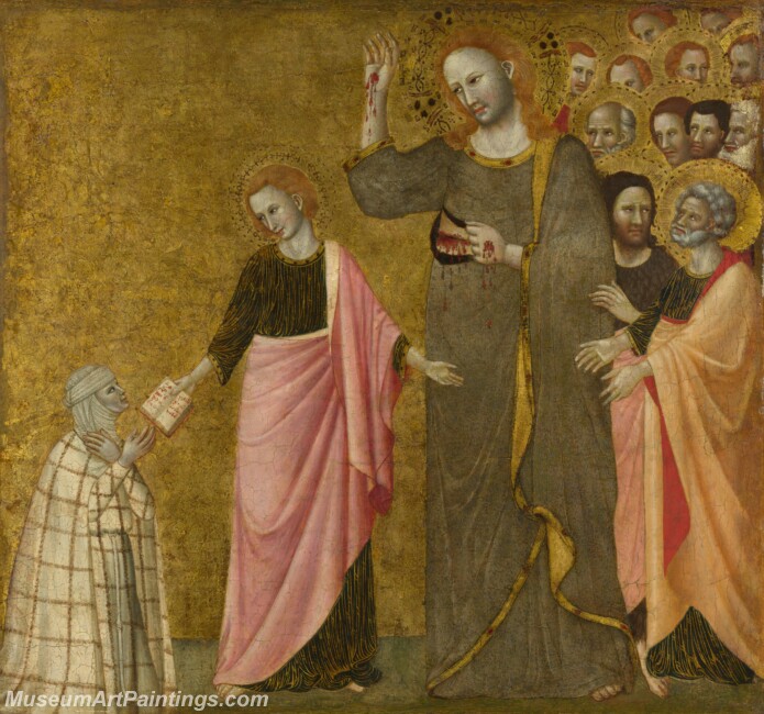 Blessed Clare Vision of Blessed Clare of Rimini Painting