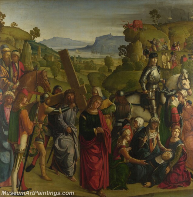 Boccaccio Boccaccino Christ carrying the Cross and the Virgin Mary Swooning Painting