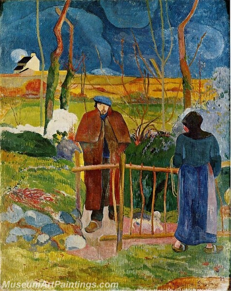 Bonjour Monsieur Gauguin Painting