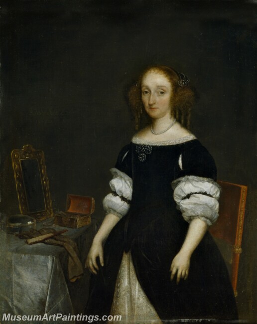 Borch II Gerard ter Petronella de Waert Painting