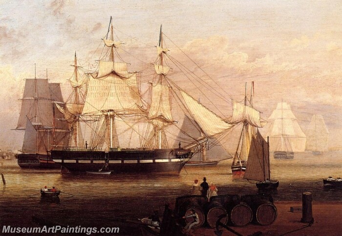 Boston Harbor Painting