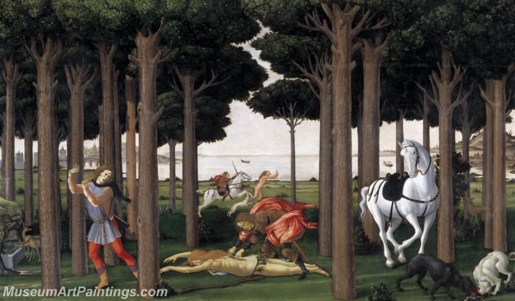 Botticelli Sandro La historia de Nastagio degli Onesti II Painting