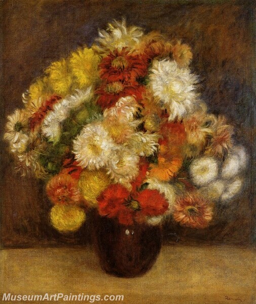 Bouquet of Chrysanthemums Painting