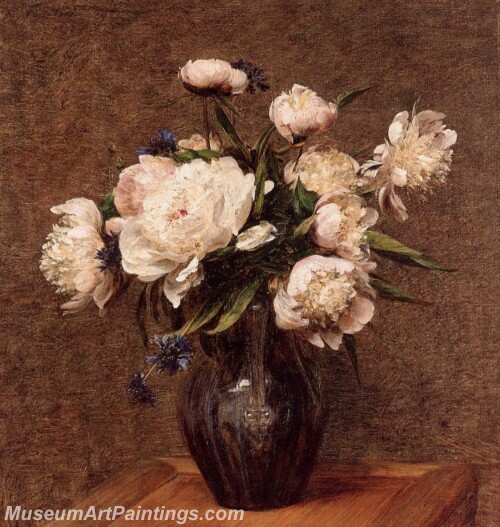 Bouquet of Peonies Painting