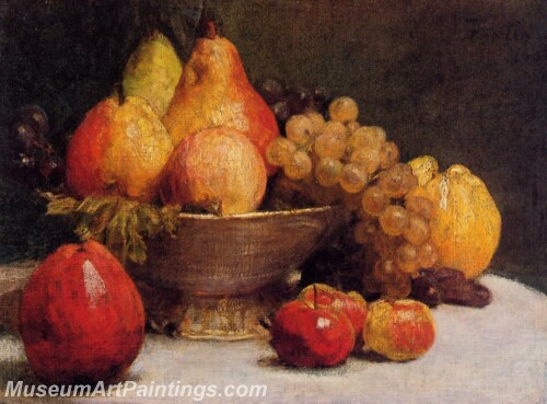 Bowl of Fruit Painting