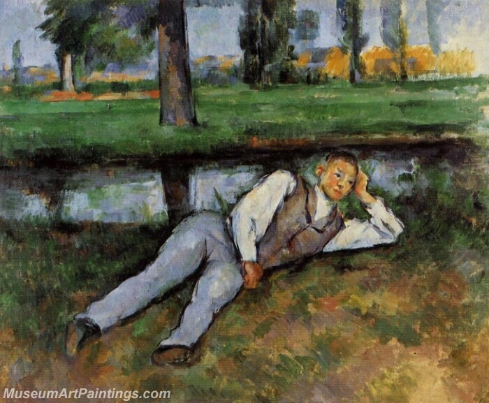 Boy Resting Painting