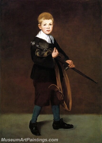 Boy with a Sword Painting