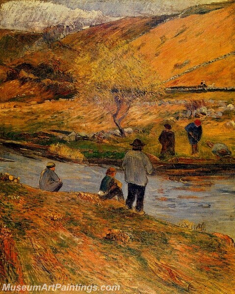 Breton Fishermen Painting