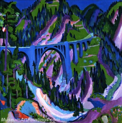 Bridge at Wiesen Painting