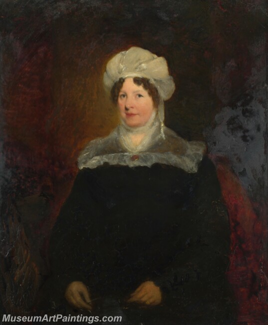 British possibly Sir William Boxall Portrait of a Woman aged about 45 Painting