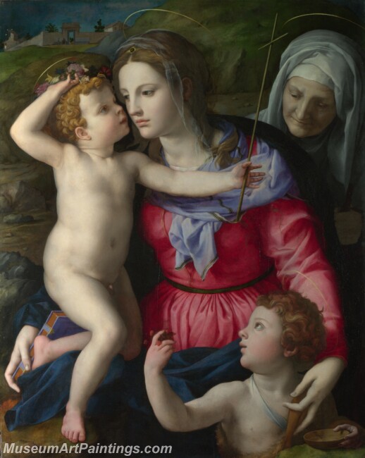 Bronzino The Madonna and Child with Saints Painting