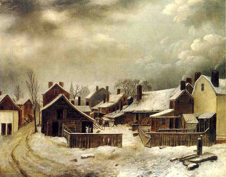 Brooklyn in Winter by Francis Guy