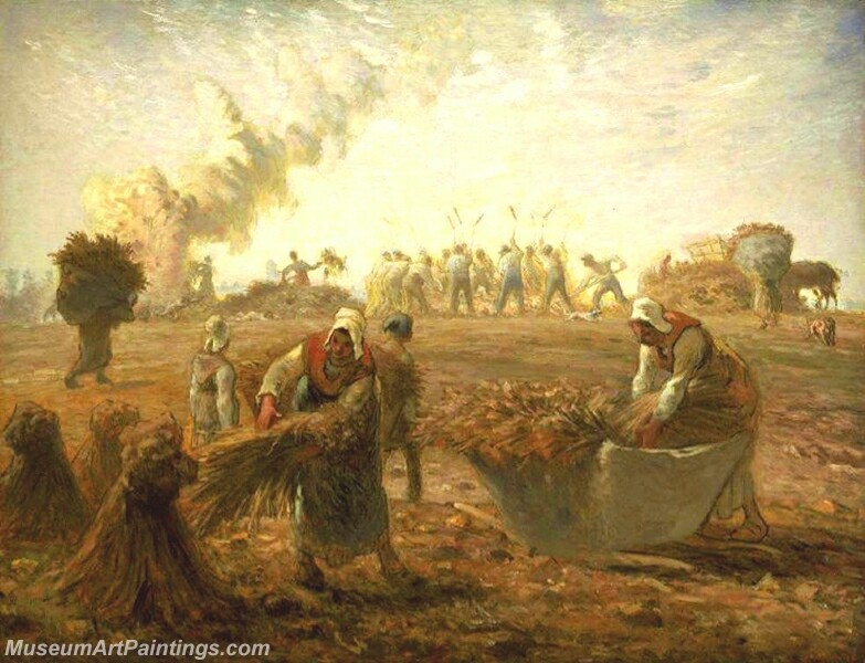 Buckwheat Harvest Summer Painting