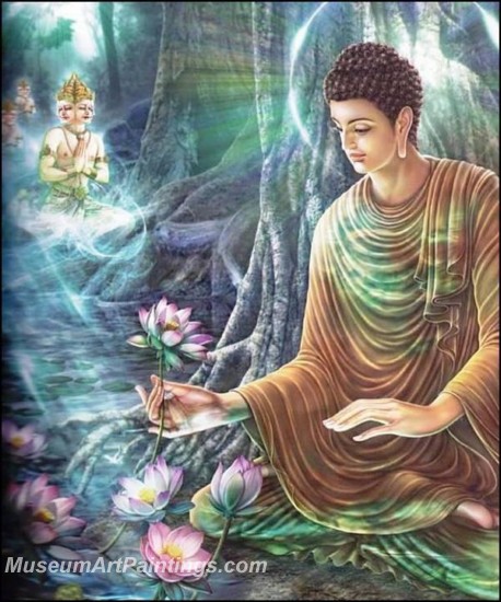 Buddha Canvas Paintings 048