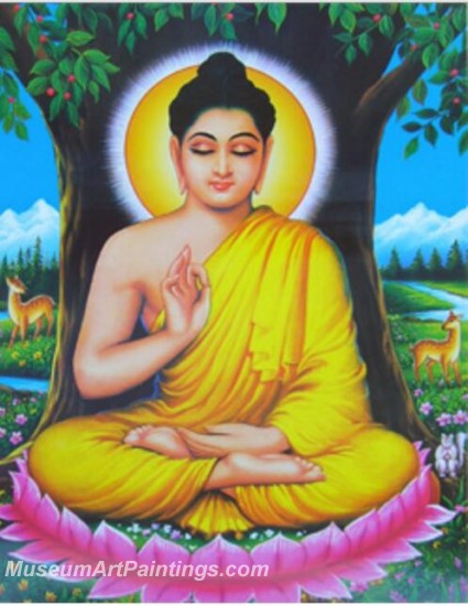 Buddha Canvas Paintings 053
