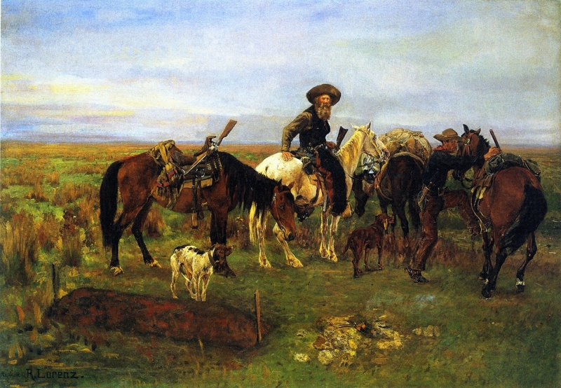 Burial on the Plains by Richard Lorenz