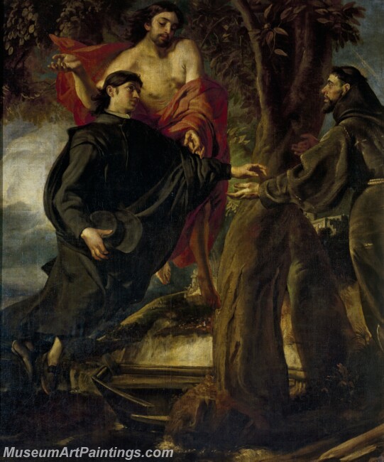 Cabezalero Juan Martin Pasaje de la vida de San Francisco Painting