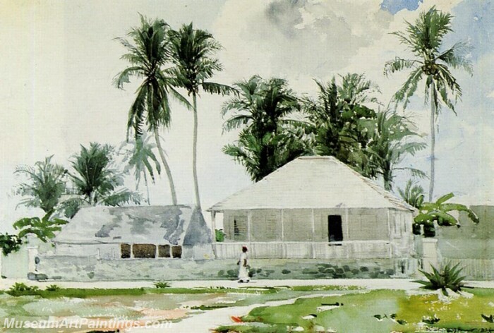 Cabins Nassau Painting