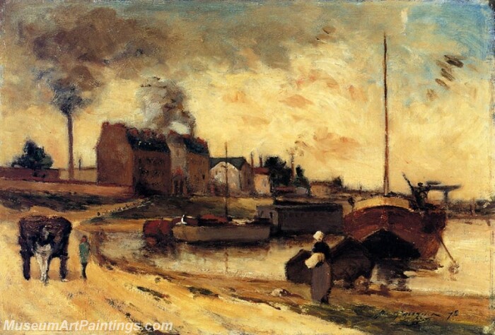 Cail Factories and Quai de Grenelle Painting